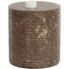 Riva 18.75 inch Brown Outdoor Stool